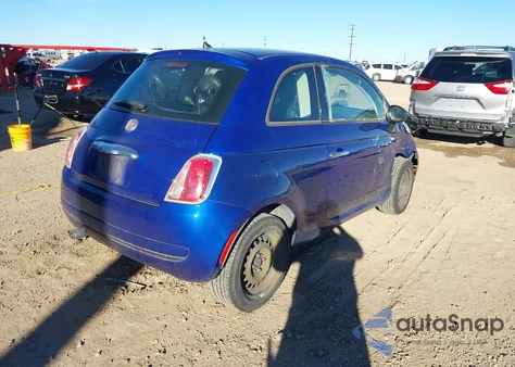 2013 Fiat 500 Pop из США, поврежденный, VIN 3C3CFFAR0DT751625